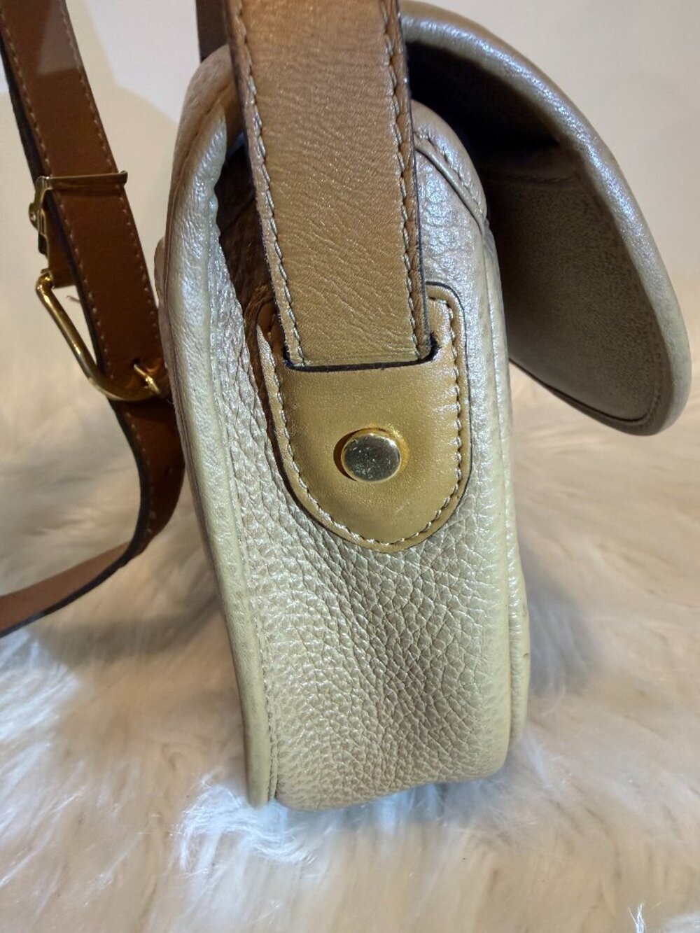 Vintage Christian Dior CD Logo Leather Shoulder Bag - Picture 4 of 10
